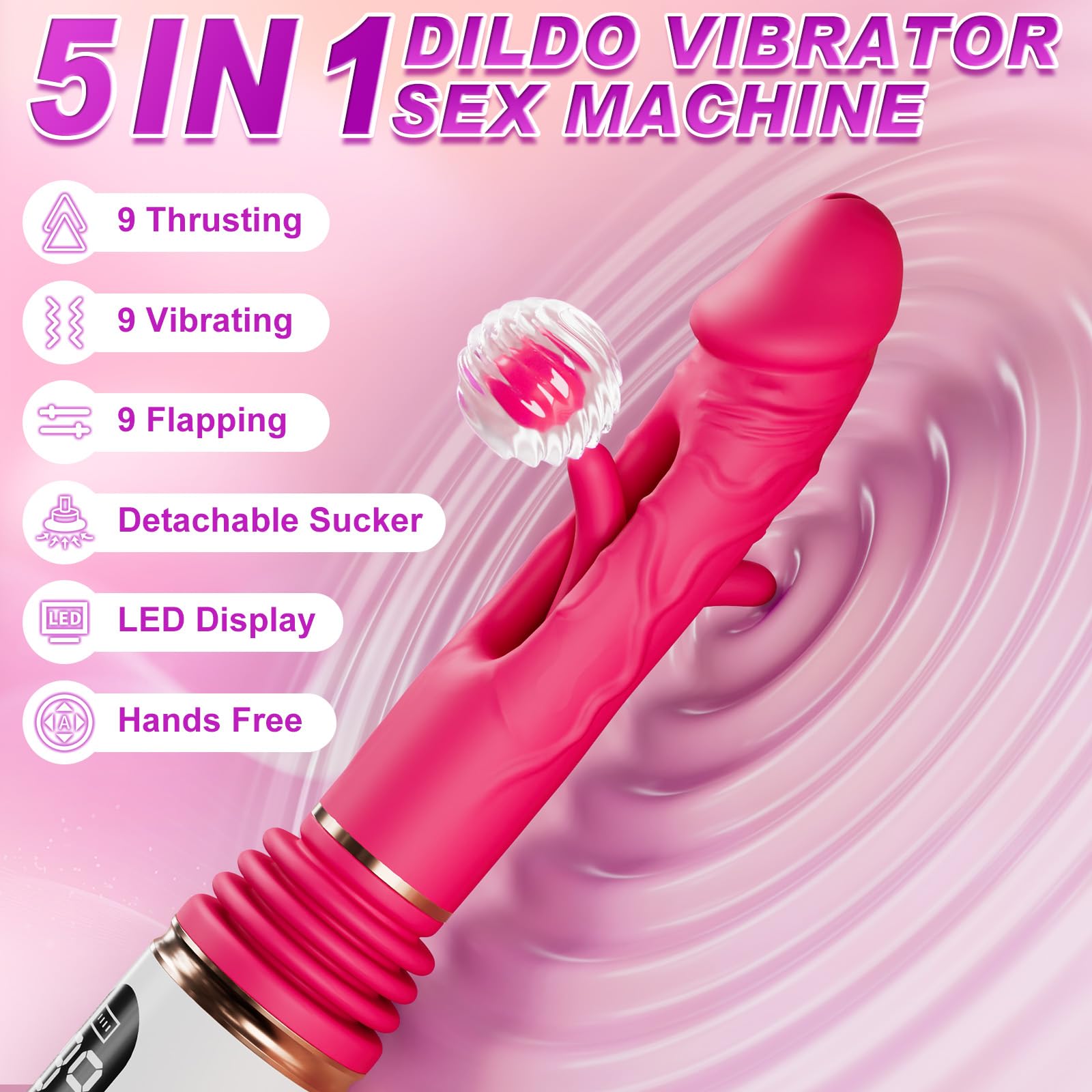 Sex Machine - Thrusting Dildo