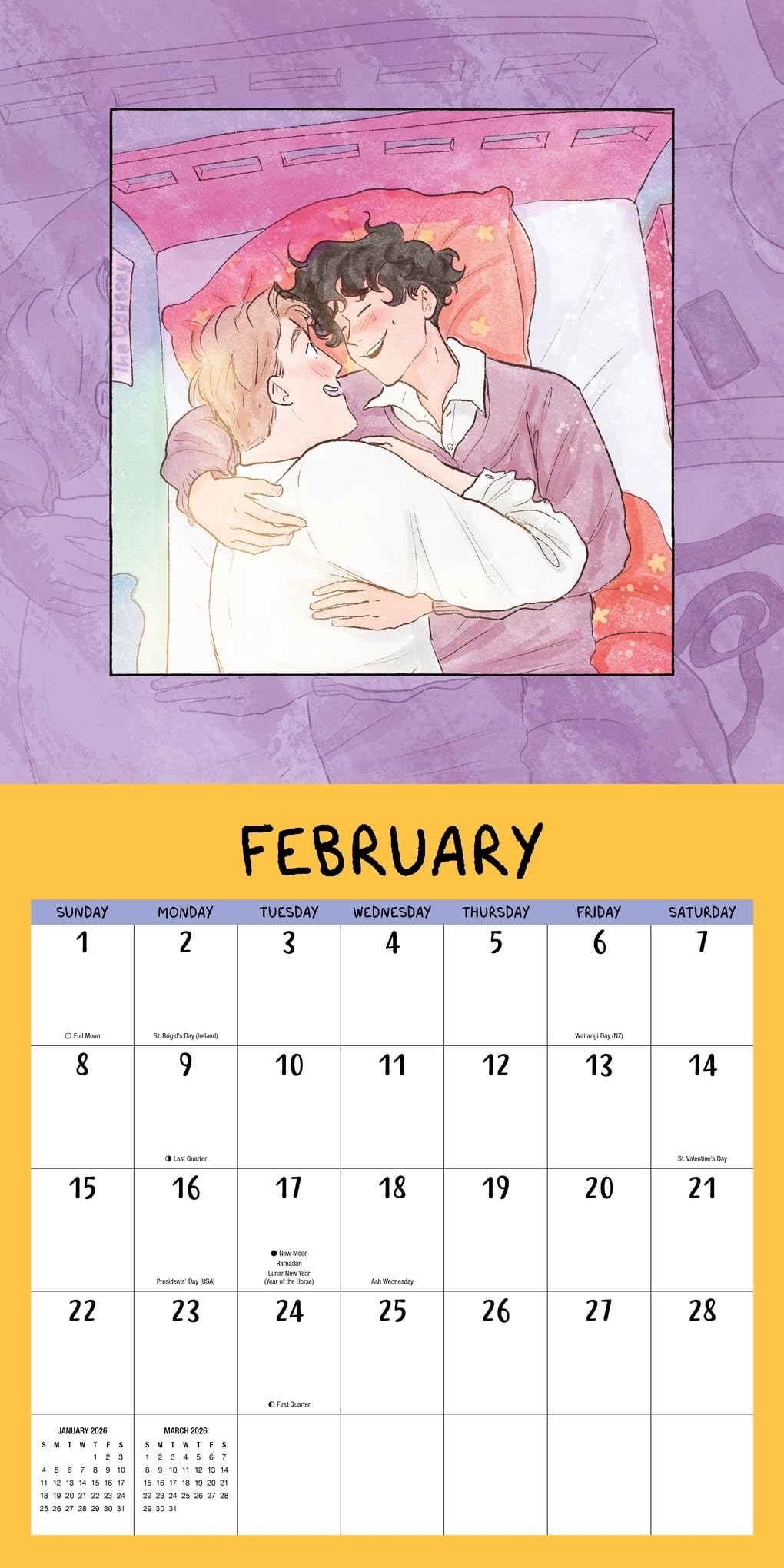 The Heartstopper 2026 Calendar : With art by Alice Oseman, and bonus poster!