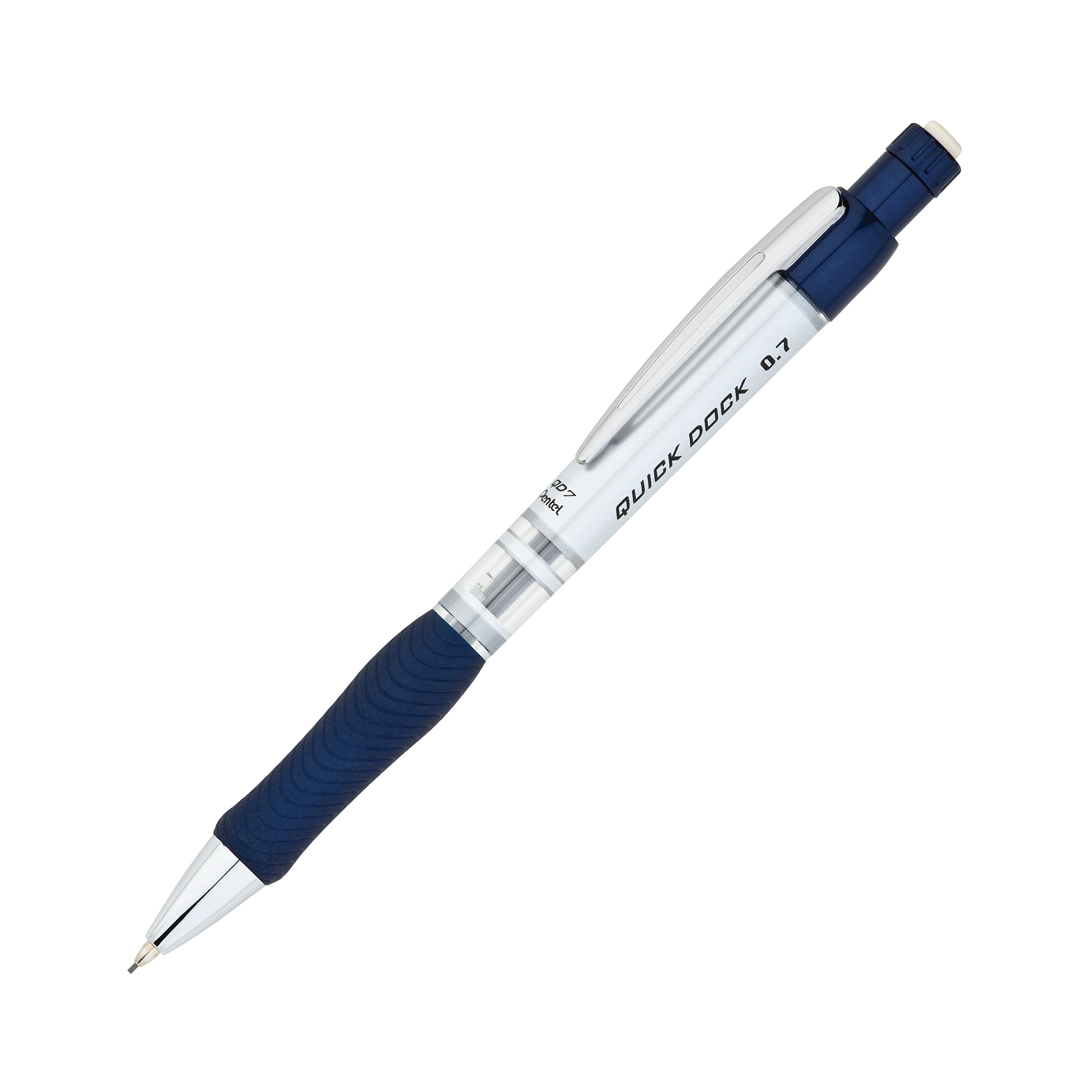 Pentel Quick-dock crayon mécanique, 0,5 mm, corps Bleu Boîte de 12 (Qd7e-c)