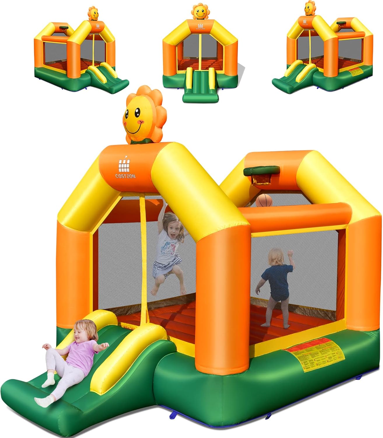 COSTWAY Château Gonflable 6-en-1 356x330x220CM Avec Toboggans Trampoline Panier De Basket Sac De Transport Thème Ferme 3-10 Ans (Sans Souffleur) 15 COSTWAY Château Gonflable 6-en-1 356x330x220CM Avec Toboggans Trampoline Panier De Basket Sac De Transport Thème Ferme 3-10 Ans (Sans Souffleur) -Pas Cher Clair Jardin Magasin AAHKMJXYDAFdJAOAIMEbOAchlkWZ0oakZn uVZ0mPidMNbILvCvspZ4oG3fPgIqc1P14sAcuCivcr0AFagXpt