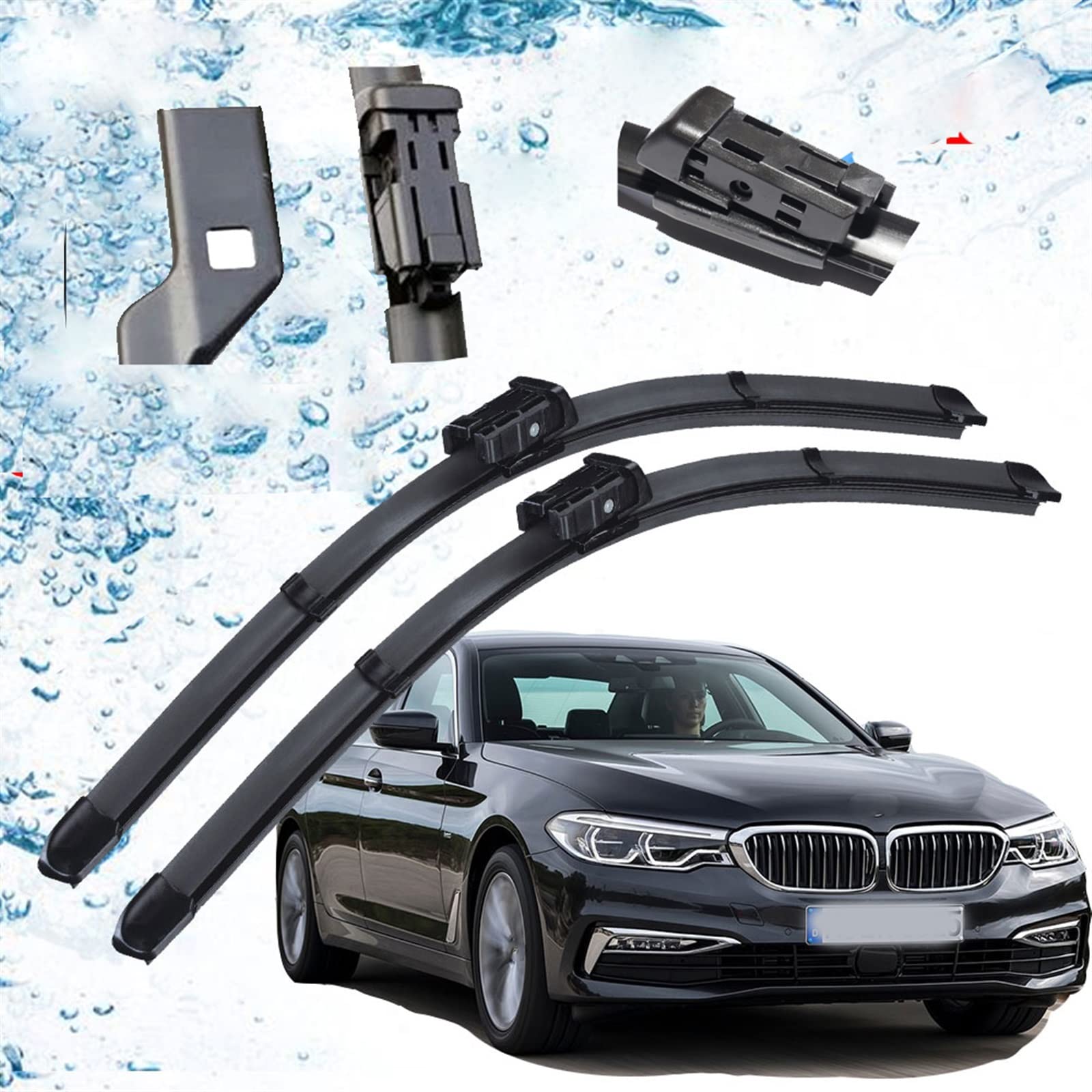 per B&M&W Serie 5 G30 G31 2017~2020 520i 523i 528i 530i 535i 550i M5 518d 520d 525d 530d 535d M550d per XDrive Spazzole Tergicristallo Auto