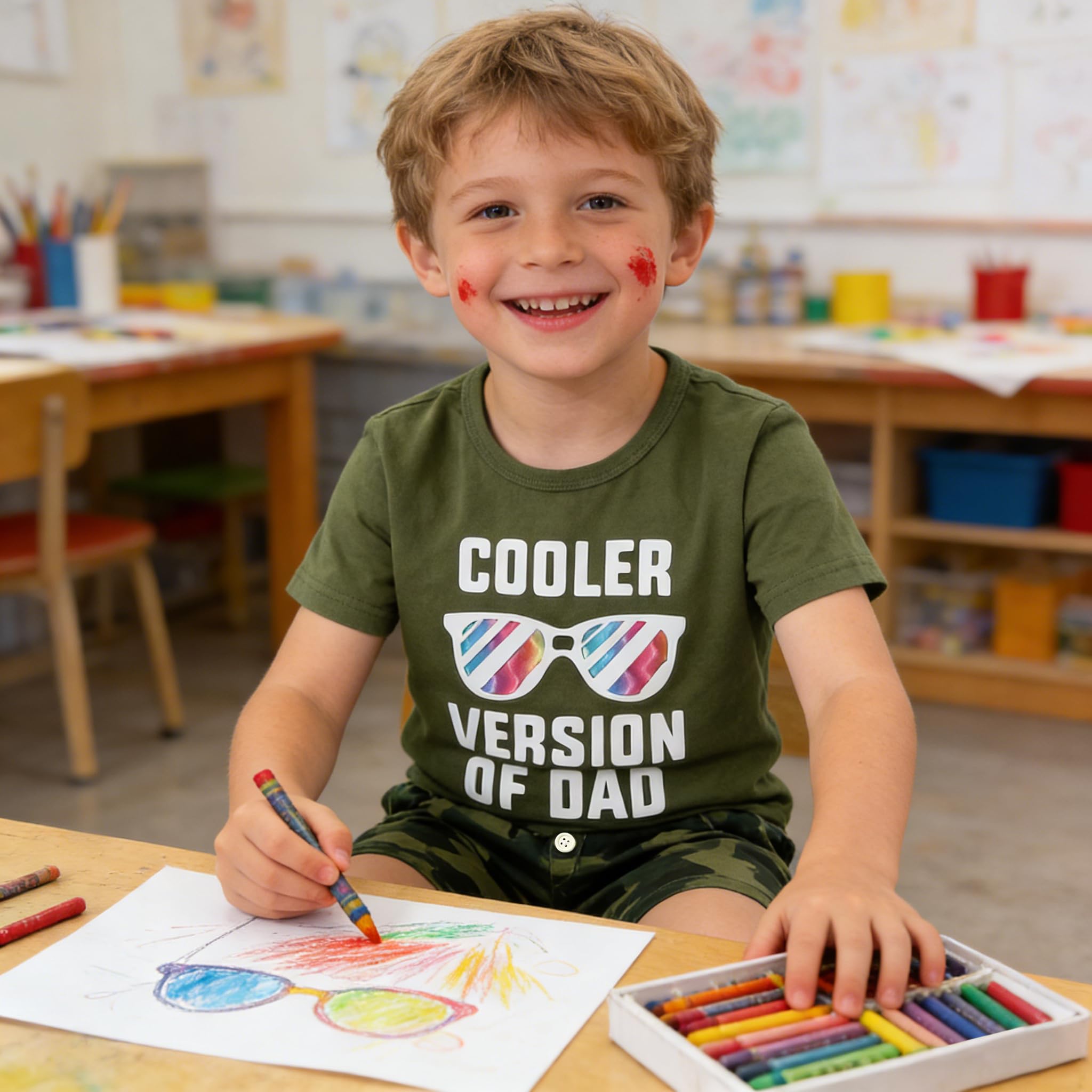 DISAUR Ropa para niños pequeños, conjunto de ropa de verano de manga corta con pantalones para niños de 1 a 5 años