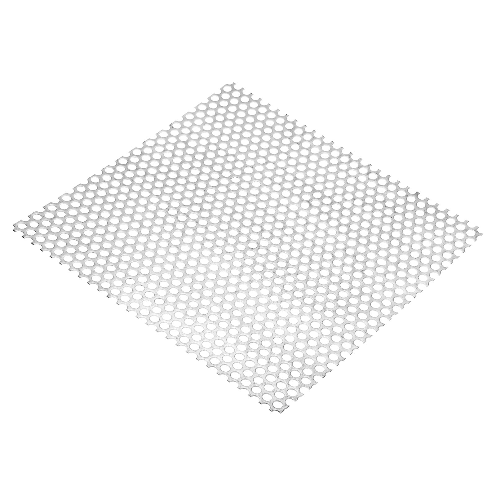 PATIKIL 11,8" x 11,8" 304 Inox Acier Perforé Tôle, 0,32" Trou 19GA Extendu Métal Maille Plaque Écran Décoratif Mailles pour Ventilation Grill Fumer