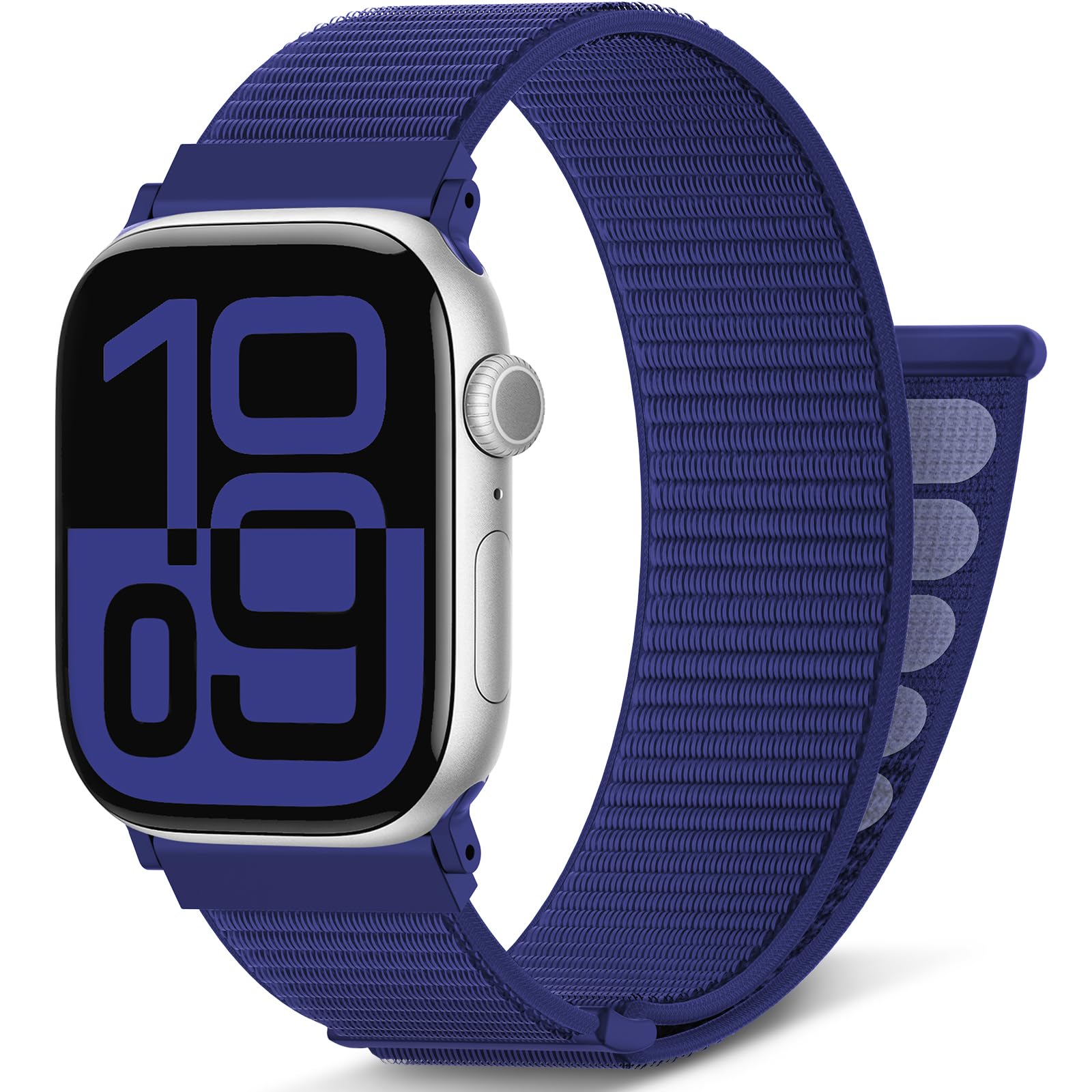 AMSKY Nylon Sport Loop Band Kompatibel mit Apple Watch Armband 40mm 42mm 46mm 44mm 45mm 41mm 38mm 49mm, für iWatch Series 11 10 9 8 7 6 5 4, Ultra SE 3 2 1