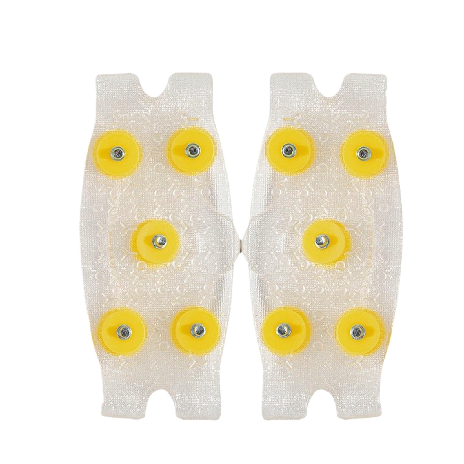 2pcs Cleats for Shoes and Boots - Snow Shoe Spikes | Ice Shoe Spikes | Non Slip Shoe Ice Grippers | Snow Traction Ice Cleat | TPE Crampons Traction Grips Spikes Pair - Anti-Slip Ice Grippers Spikes