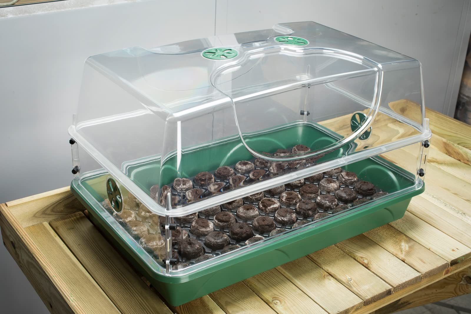 EarlyGrow MPL50123 Grand propagateur incassable avec extension de hauteur ventilée (taille L avec une extension)
