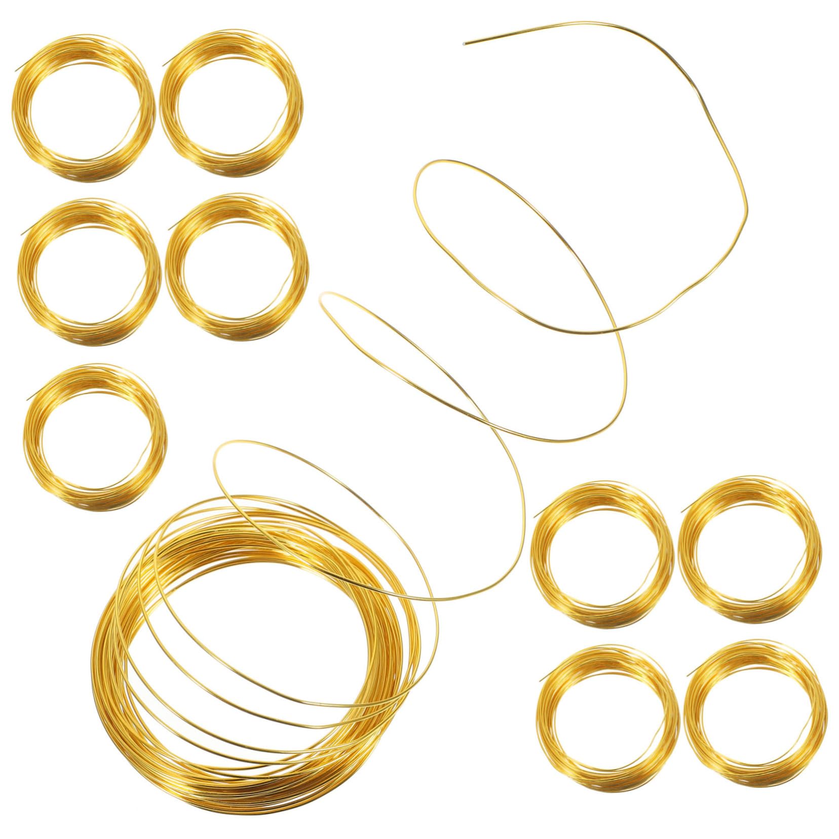 PLAFOPE 1mm Aluminum Bonsai Wires 10 Rolls Easy to Bend Cut for DIY and Gardening