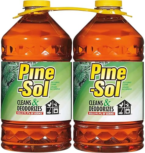 Pine-Sol Jarras limpiadoras multiusos, pino, 100 onzas líquidas (paquete de 2)