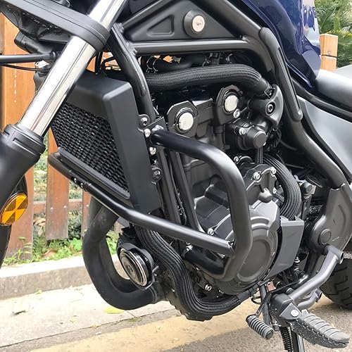 Motorcycle Engine Guard Highway Crash Bar Bumper Frame Protection Falling Protector Fit for Rebel 300 CMX300 CM300 2017 2018 2019 2020 2021 2022 2023 2024 2025 Stunt Cage Crashbar