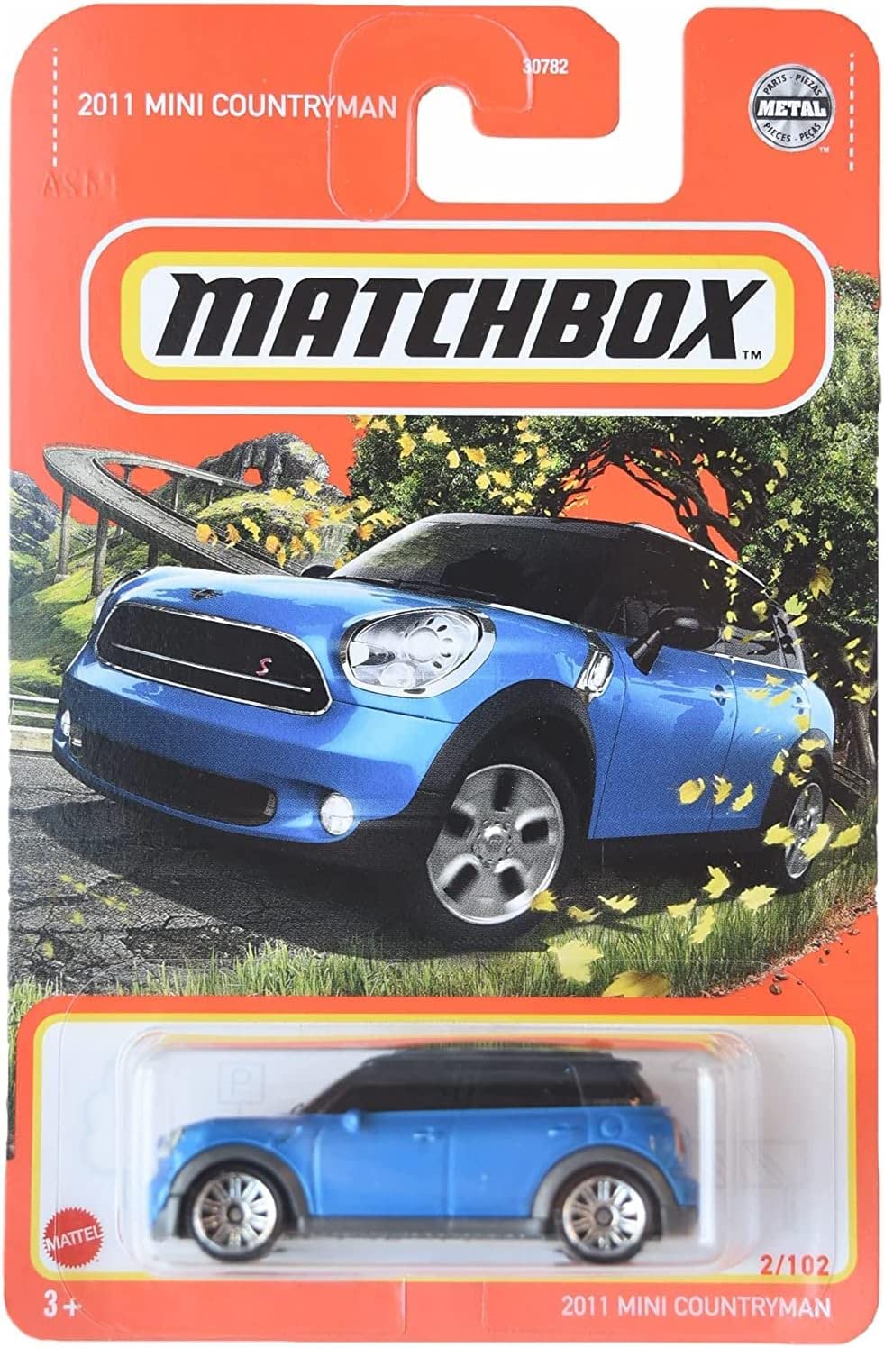 Hot Wheels Matchbox 2011 Mini Countryman - Mini Countryman - Blue 2/102