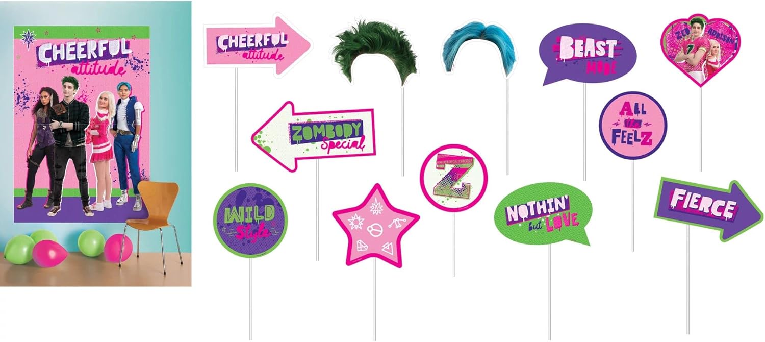 Exciting Bluey Scene Setter with Props - Pack of 16 - Multicolor Paper Decorations - Ideal for Unforgettable Parties, Events & Celebrations