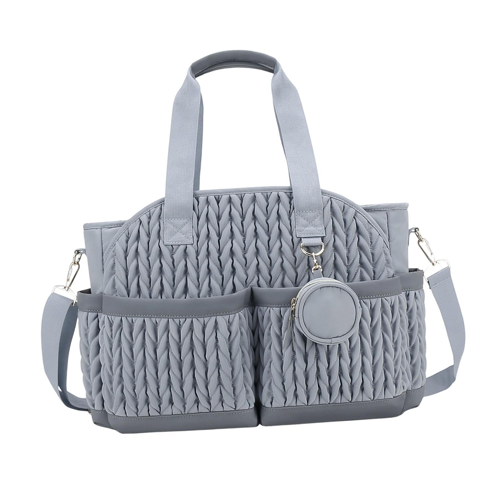 FABLOFT Diaper Bag Tote Versatile Portable Baby Changing Bag for Trip Outdoor Picnic Bluebaby | Diapering | Diaper Bags-image-20