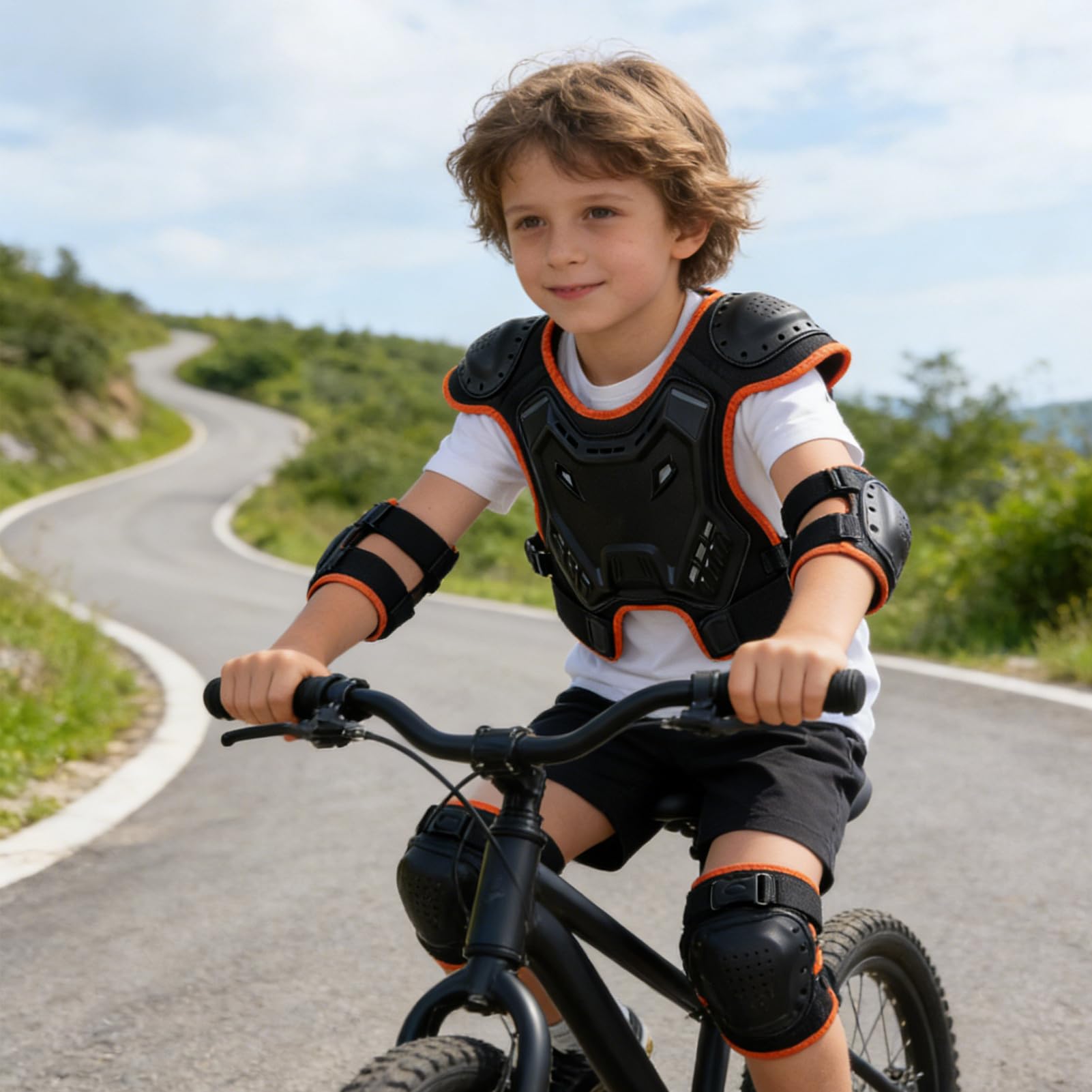 Dziecięce wyposażenie motocrossowe, odzież ochronna i akcesoria, ochraniacz na klatkę piersiową, dla młodzieży, motocrossu, na klatkę piersiową, do jazdy na deskorolce, snowboardzie, motocyklu