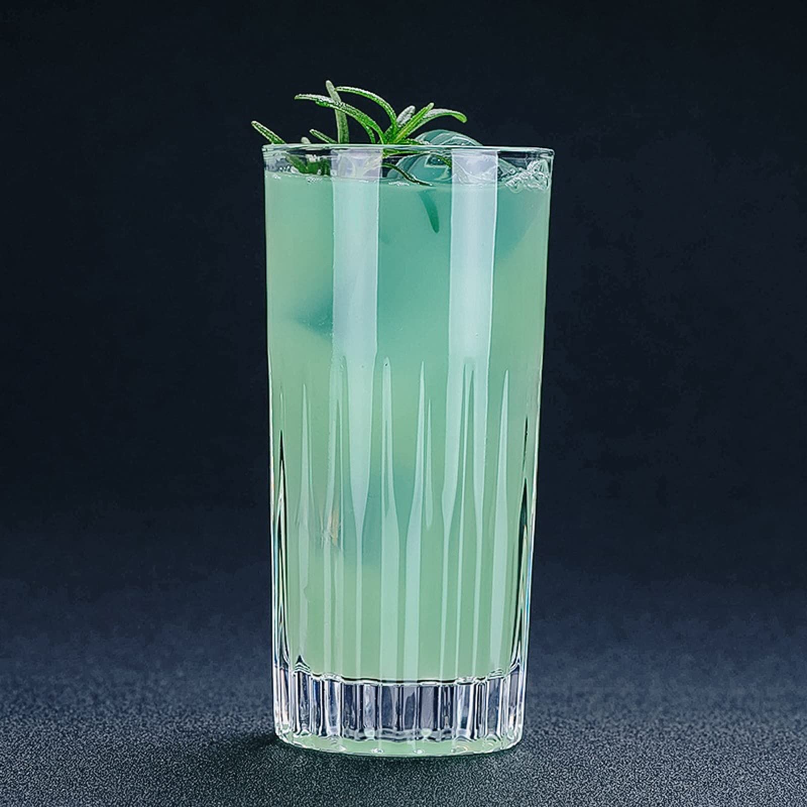 Tazza di vetro Confezione da 2 bicchieri trasparenti for uso domestico, bicchieri da bar, bicchieri for acqua, succhi, birra, bevande, cocktail Tazza
