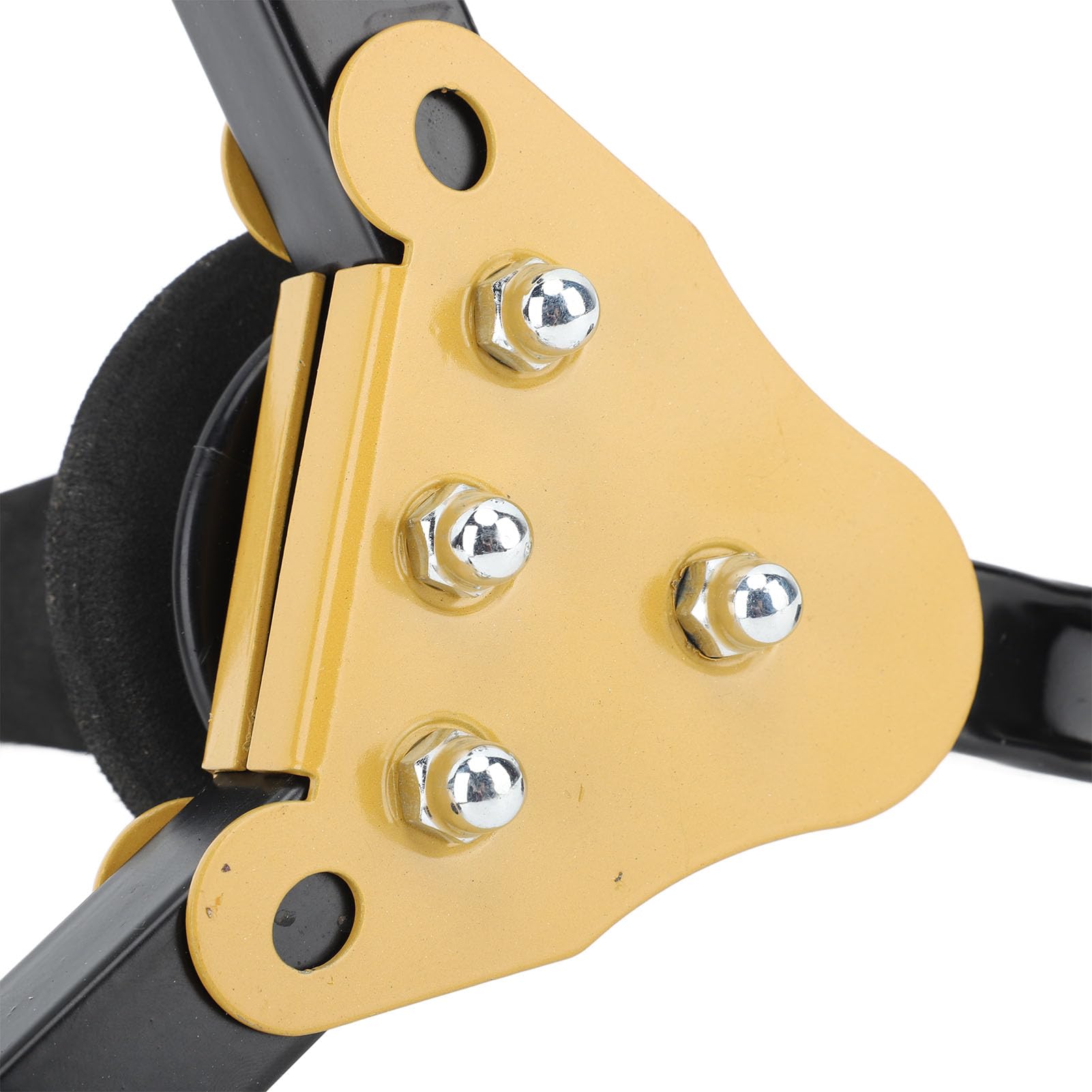 Supporto per sassofono soprano, supporto pieghevole portatile robusto per treppiede per sassofono per tromba oboe clarinetto con materiale in spugna di plastica in acciaio Include