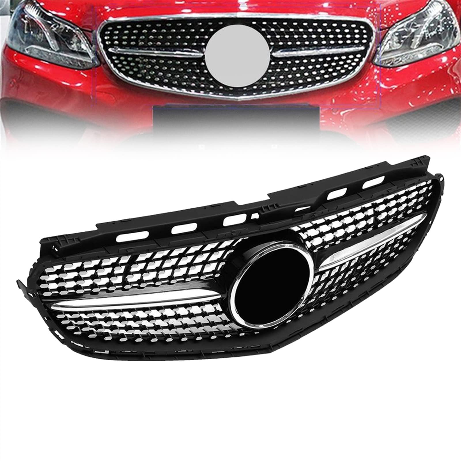 Grilles de course de calandre diamant pour sublimer votre Benz W212 E550 au quotidien