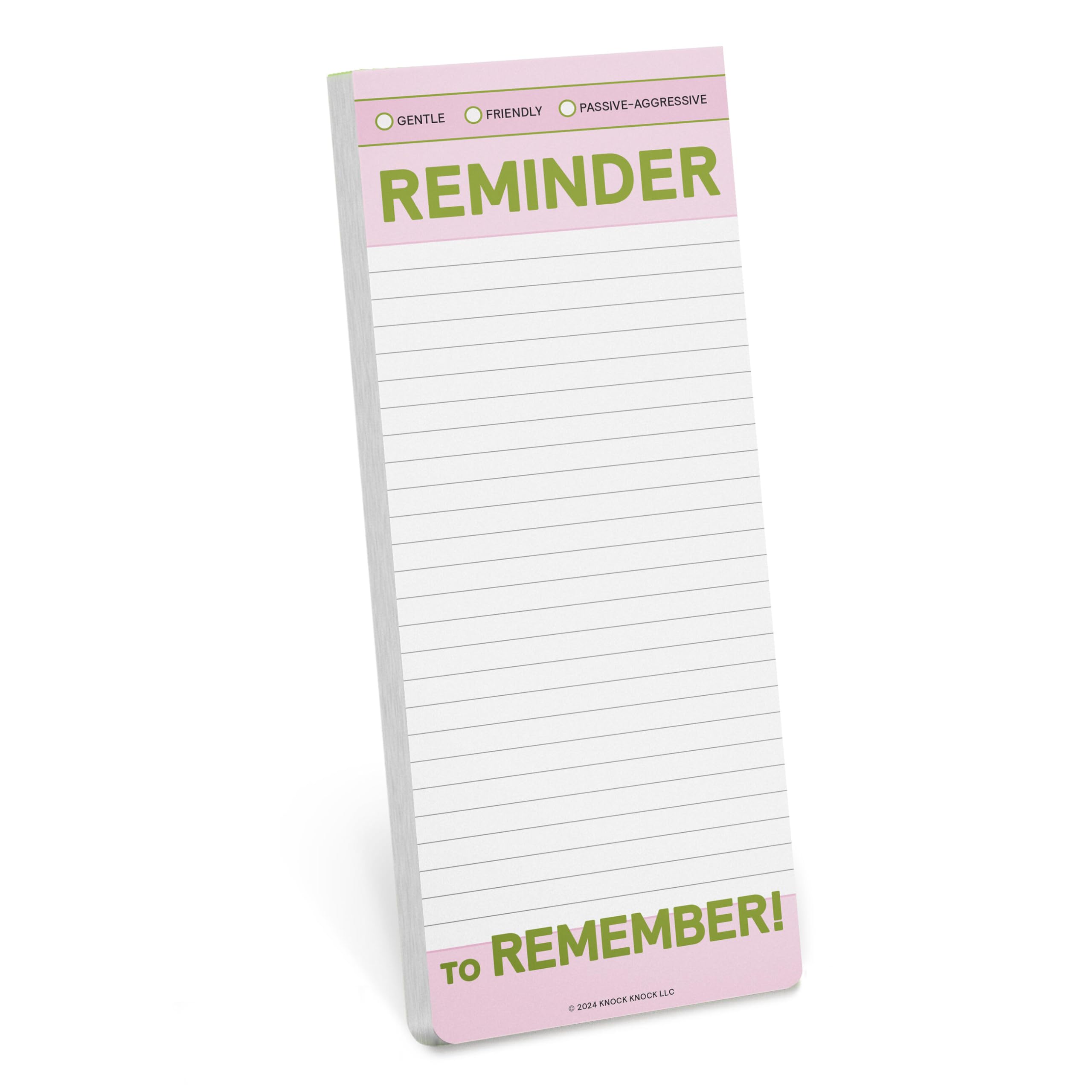 Knock Knock Reminder to Remember Make-a-List Pad (Knock Knock Make-a-list Pads)