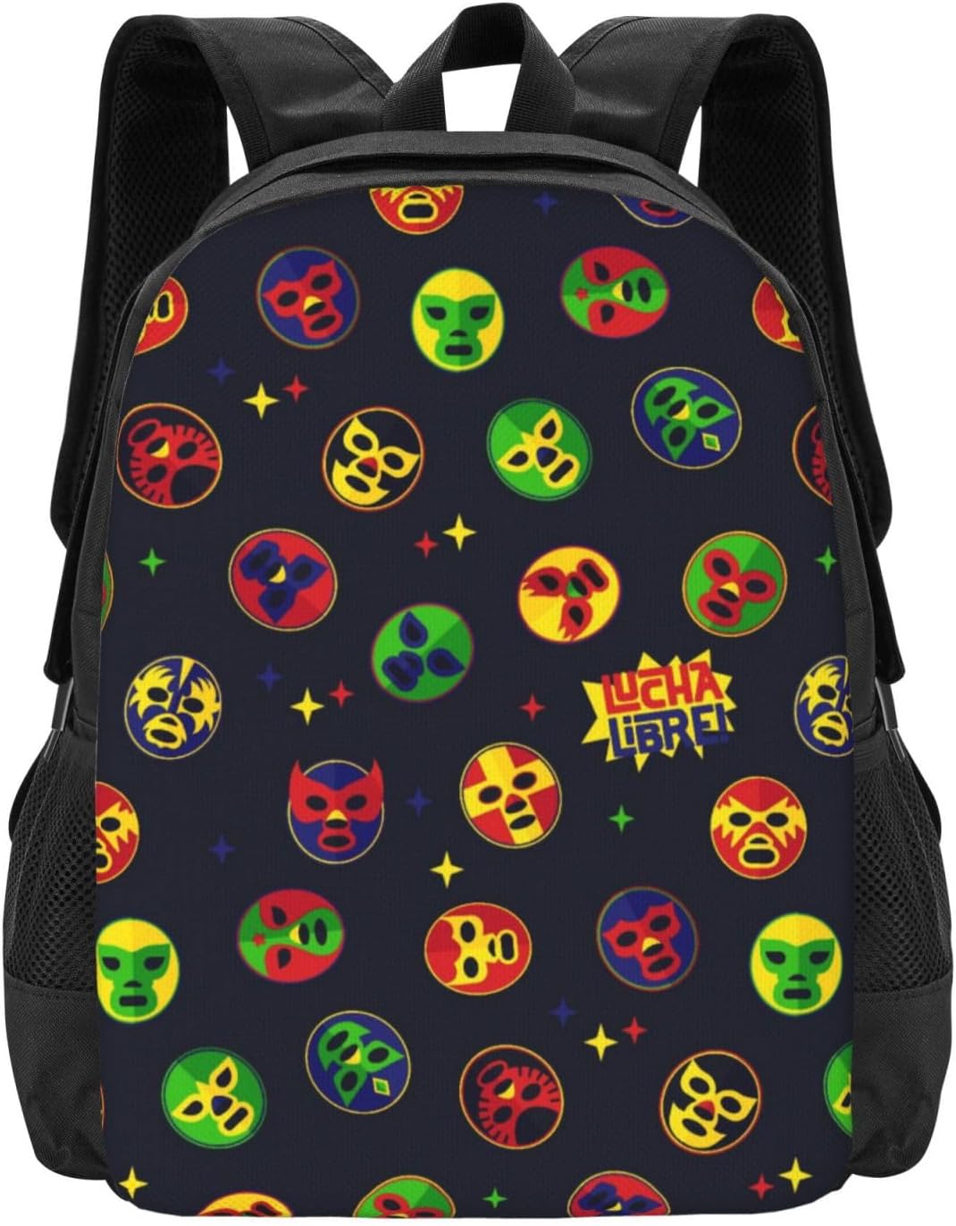 Mexican Lucha Libre Wrestling Packable Backpack 20l Lightweight, Foldable Travel Daypack - Hiking & Shopping Backpack For Men Women