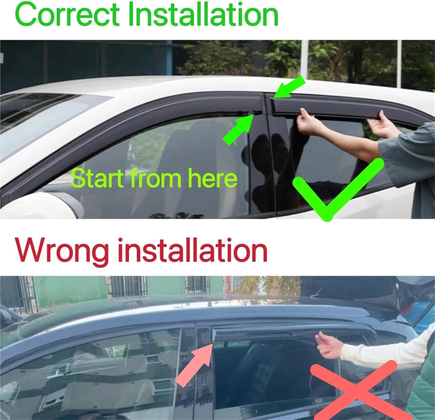 車用サイドバイザー 車の窓レインガード車のレインシールドサイドウィンドウレインガード車の窓バイザーウィンドウバイザーレインガード車のウィンド ディフレクター に適合する NX RX 2015-2022 ウィンドウバイザー 米国煙の窓太陽雨のバイザーは、トヨタ・シエナ2004 ... GEYABG(ゴヤブ) 車ドアレインディフレクター CRV 2007-2011 用 ウィンドウバイザー サンガード シェード オーニ