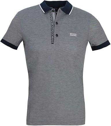 Amazon.com: Hugo Boss Polo Paule 4 50399185 410 - Camiseta para hombre,  color azul marino, S : Ropa, Zapatos y Joyería