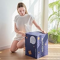 Vista 5 de MAXYOYO Colchón Japonés de Suelo Futón, Almohadilla Gruesa para Dormir Futón de Suelo Plegable Enrollable para Adultos Tapete de Tatami Cama