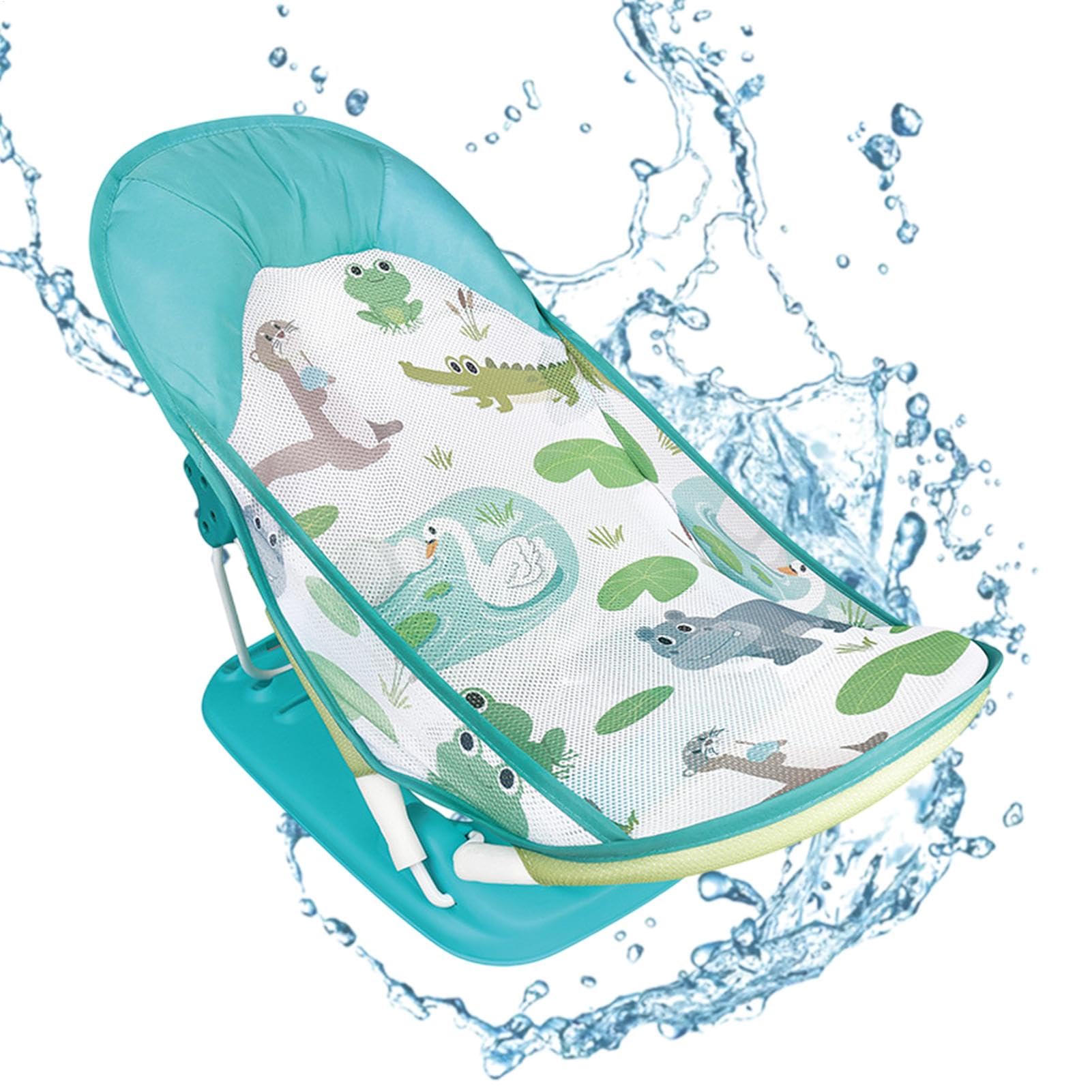 Supporto per il Bagnetto del Bambino Seggiolino Bagnetto | Vaschetta da Bagno Supporto Pieghevole Vasca Neonato, Seggiolino Da Bagno , Rete Supporto Doccia Vasca, Per Famiglia E