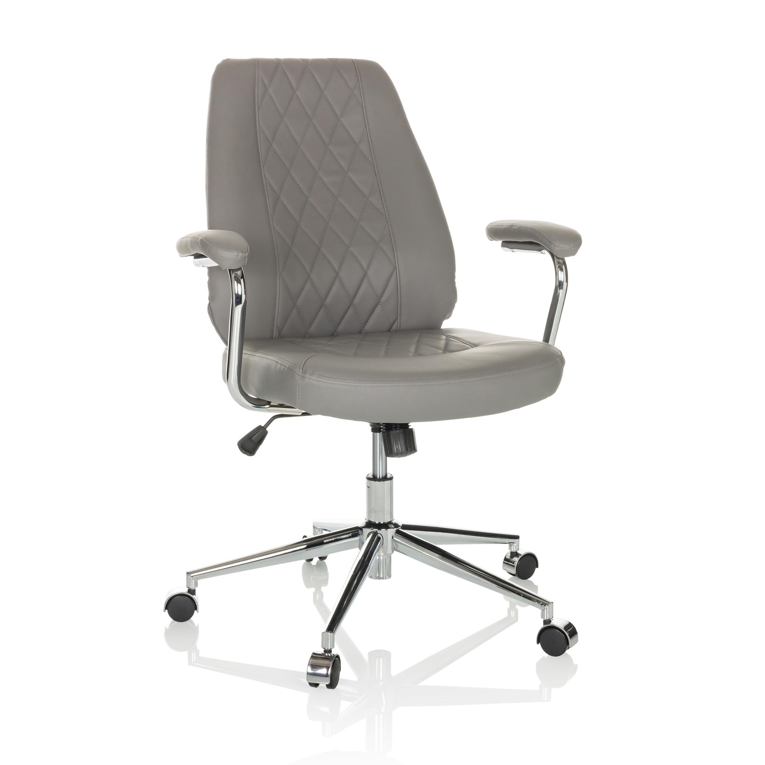 Fauteuil de direction Theo I hjh OFFICE siege pivotant gris avec dossier ergonomique
