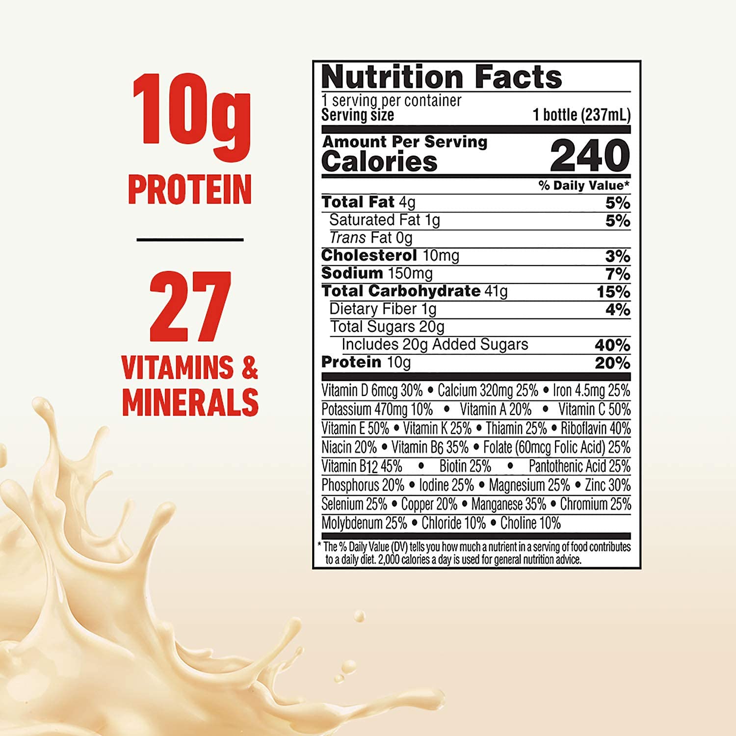 BOOST Original Nutritional Drink, 8 fl oz Bottles, 24 Rich Chocolate + 24 Very Vanilla (Pack of 48)