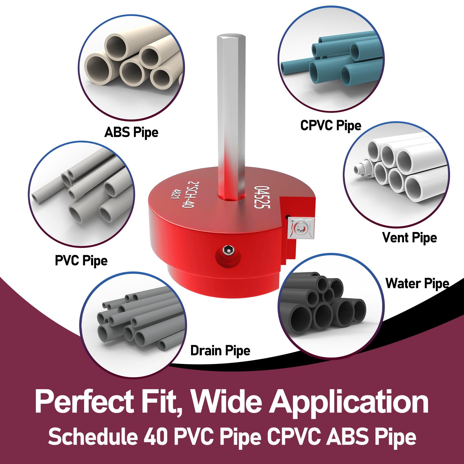PVC Pipe Reamer - Save Fittings & Joints -6