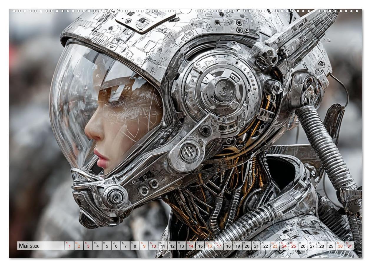 Fantasie Welten - Science Fiction (hochwertiger Premium Wandkalender 2026 DIN A2 quer), Kunstdruck in Hochglanz: Fantastische Zukunftswelten zum Träumen und Inspirieren. (CALVENDO Technologie)