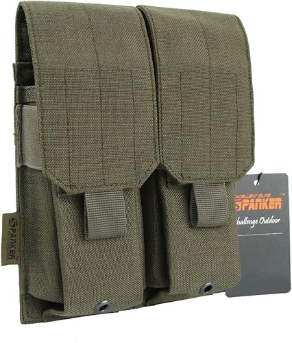Miniatura 15 de EXCELENTE ELITE SPANKER - Bolsa táctica Molle con una, dos o tres aperturas para cargador de municiones M4 M14 M16 AR15 AR10 G36, con capacidad