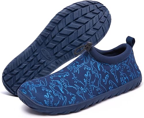 Miniatura 4 de Racqua Zapatos acuáticos para niños y niñas, zapatos acuáticos de secado rápido para playa y piscina (niños pequeñosgrandes)