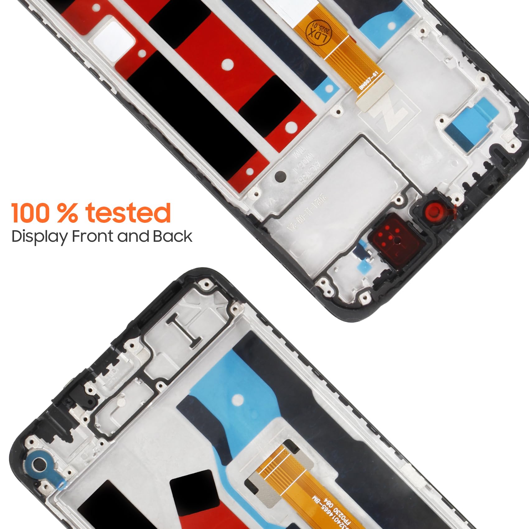 per Oppo A60 LCD Display per Oppo A60 CPH2631 LCD Schermo per Oppo A60 Touchscreen Digitizer Assembly con Telaio Kit di Riparazione (Nero, 6.67")