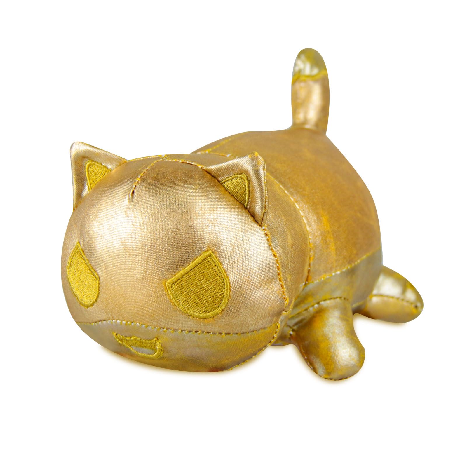 Golden MeeMeow Cat Plush Stuffed Animal Plushies for Kids Birthday Gift