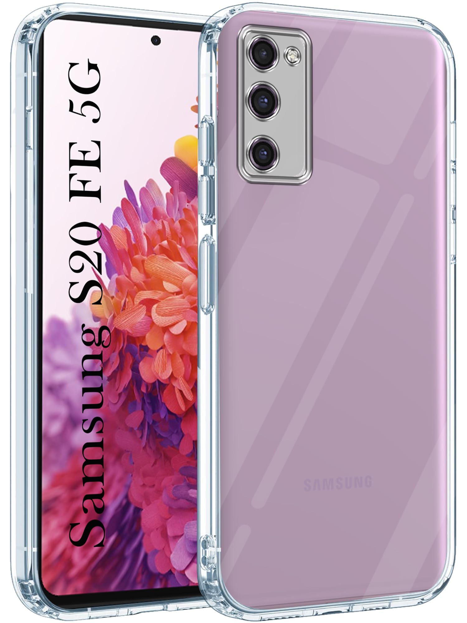Jkobi Back Cover for Samsung Galaxy S20 FE 4G | S20 FE 5G (Silicone Clear Shockproof Case with Camera Protection | Soft and Flexible | Transparent) (B0C7MSLH5V) Amazon Price History, Amazon Price Tracker