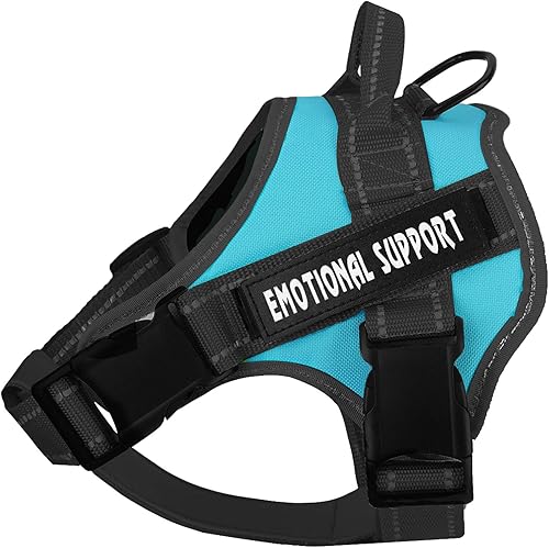 voopet - Arnés para perro de servicio, mascota de asistencia o apoyo emocional - Reflectante, transpirable y ajustable, sin tirones - Para perro