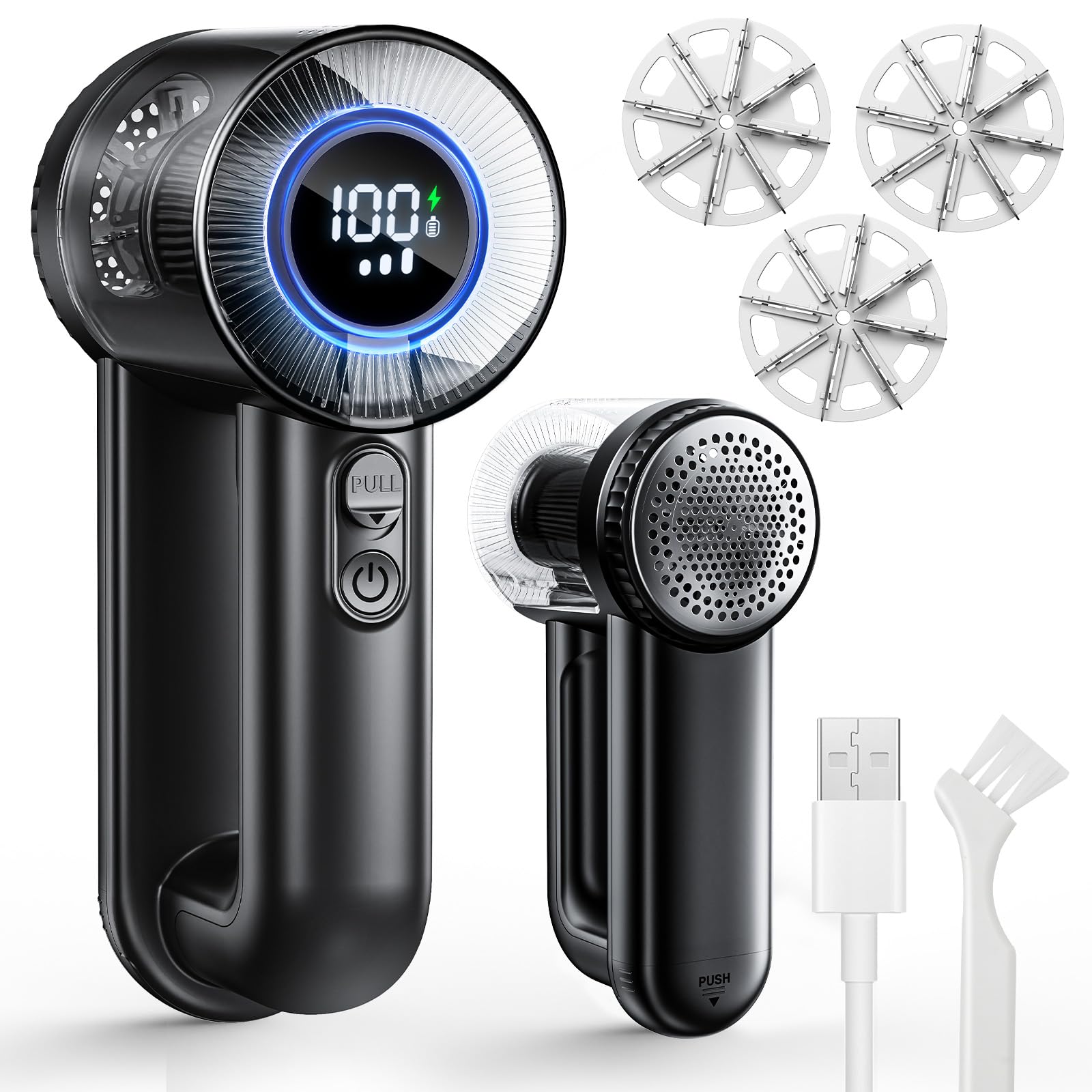 Rasoir Anti Bouloche, Anti-Peluches Électrique Rechargeable Usb Éliminateurs De Peluches