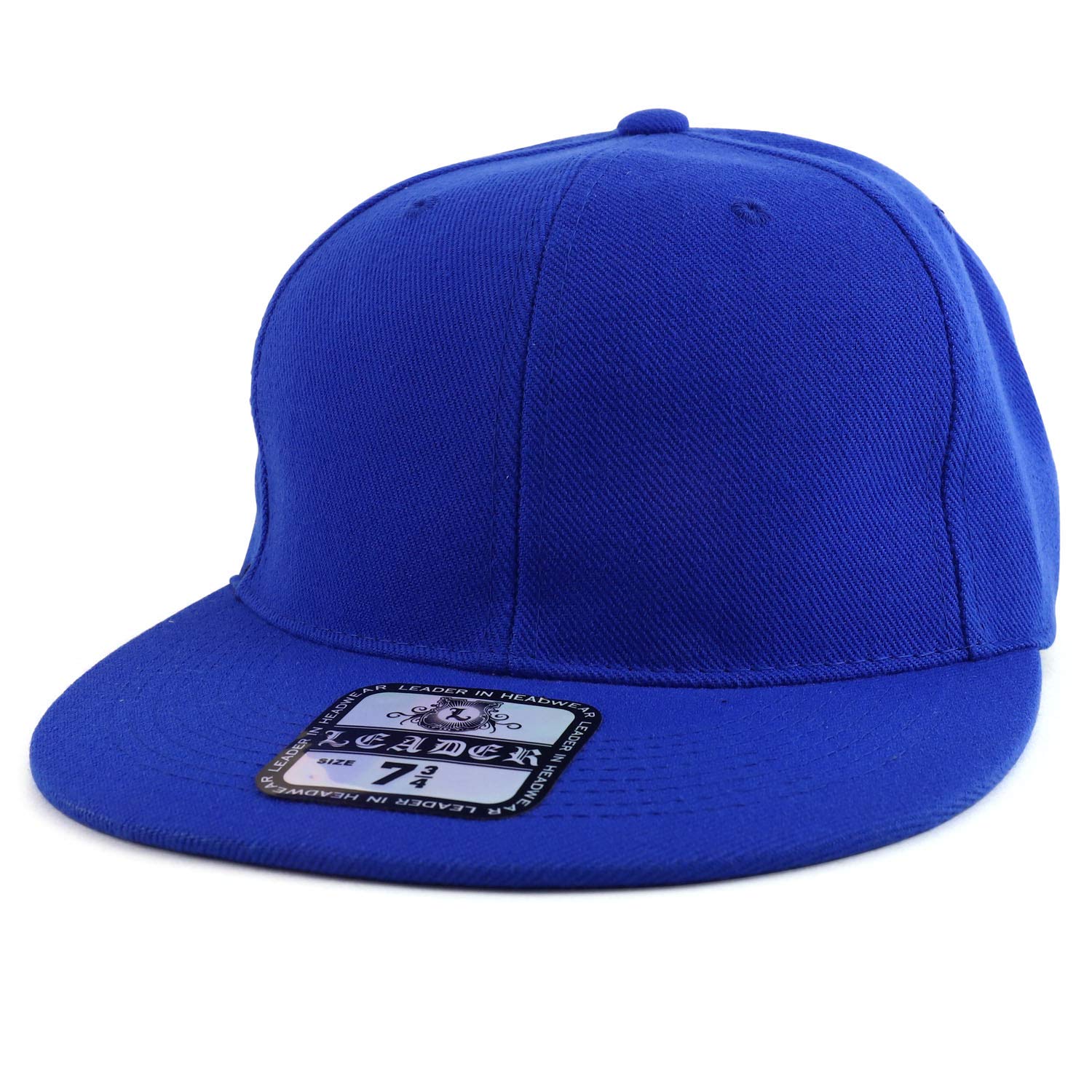 Trendy Apparel ShopBig Size Oversized Flat Bill Baseball Fitted Cap