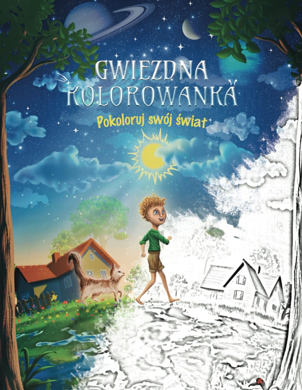 Gwiezdna kolorowanka: Pokoloruj swój świat (Kryształowe Dziecko)