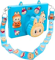 Tablet Infantil E15 Tela 7" IPS 128GB / 8GB RAM Bateria 4000 mAh, Câmera 8MP com Capa Silicone e Alça para Jogos, Entretenimento (Azul)
