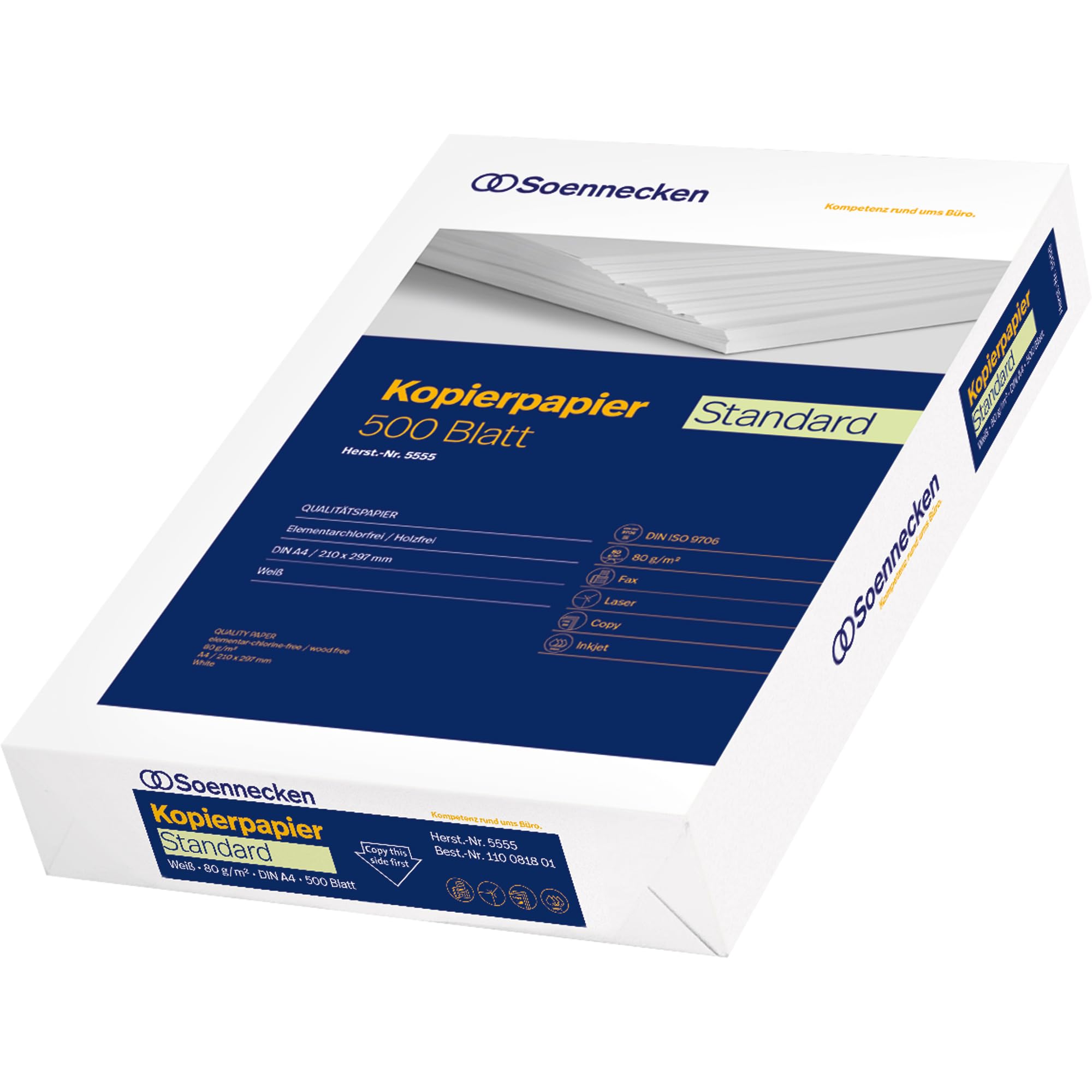 SOE papier do kopiowania 555 A4 80g ws standard 500Bl