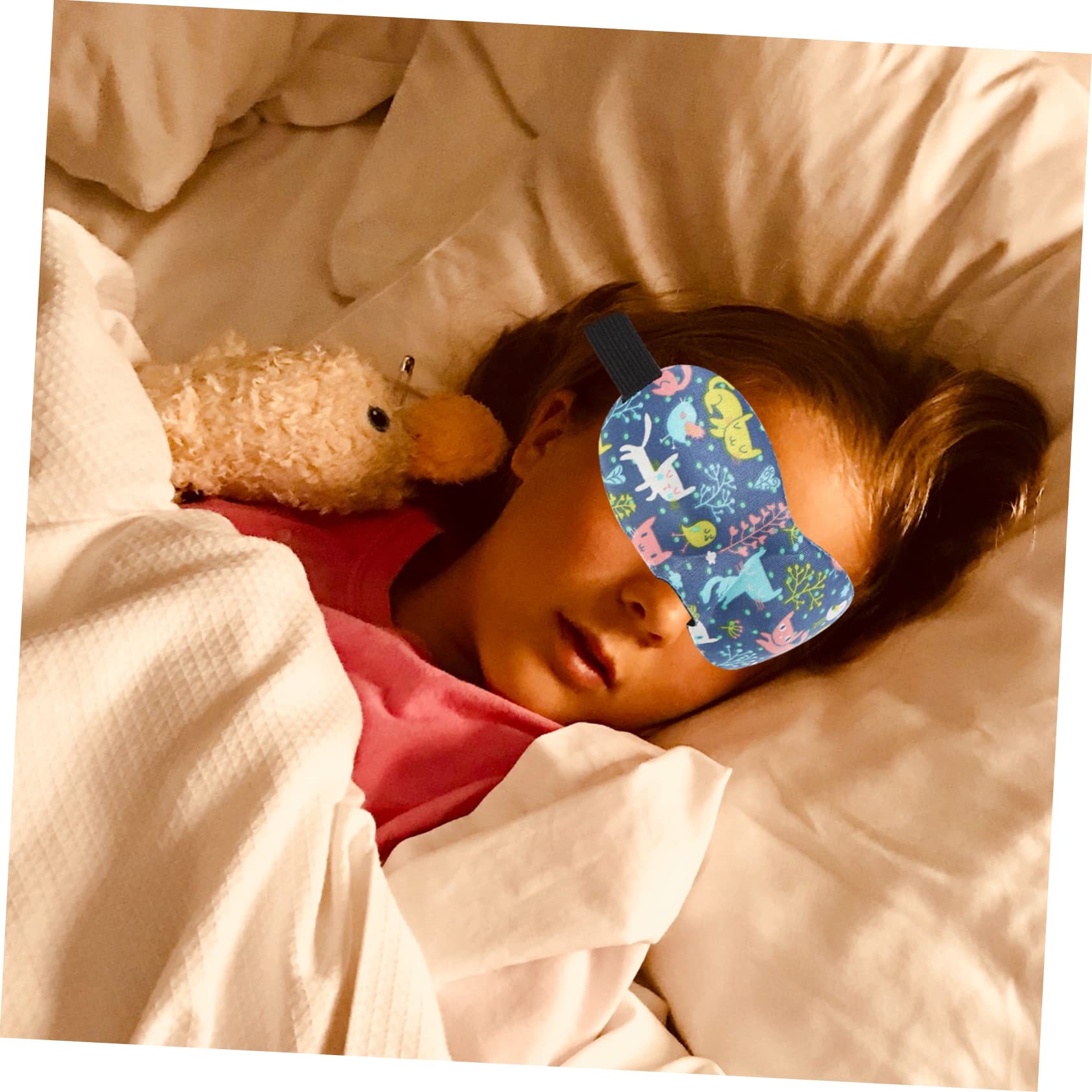 KOMBIUDA 20pezzi Maschera Da Sonno Per Ragazzo Ragazza Leggera e Traspirante Da Vari Colori Copriocchi Per Riposo e Relax Per Naps e Viaggi Assicura Sonno Profondo Luce