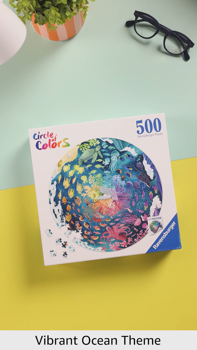 Ravensburger Puzzle, Puzzle 1000 Pezzi, Pop Art, Keith Haring, Collezione Arte, Puzzle Arte per