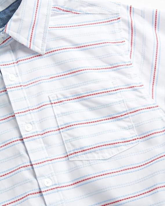 Ben Sherman Boys Button Down Shirt - Casual Woven Long Sleeve Boys Dress Shirts - Collared Shirt for School Vacation Holidays