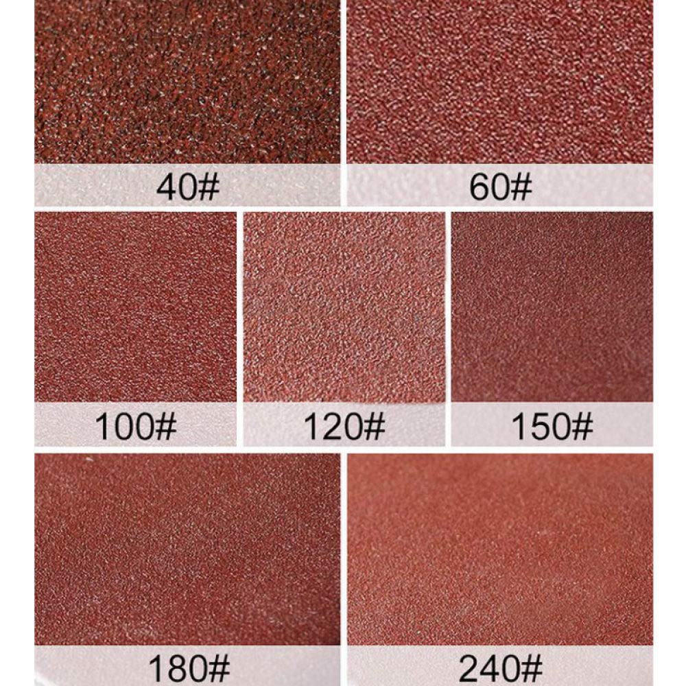 5Pcs 50 * 2100mm 50 * 1800mm Nastri abrasivi abrasivi P60-600 Accessori per smerigliatrice a nastro da macinazione grossolana a fine, 50mm x 1800mm, 80