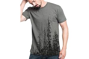 Tree Shirt: Nature Enthusiast's Outdoor Essential with Pine Forest Design