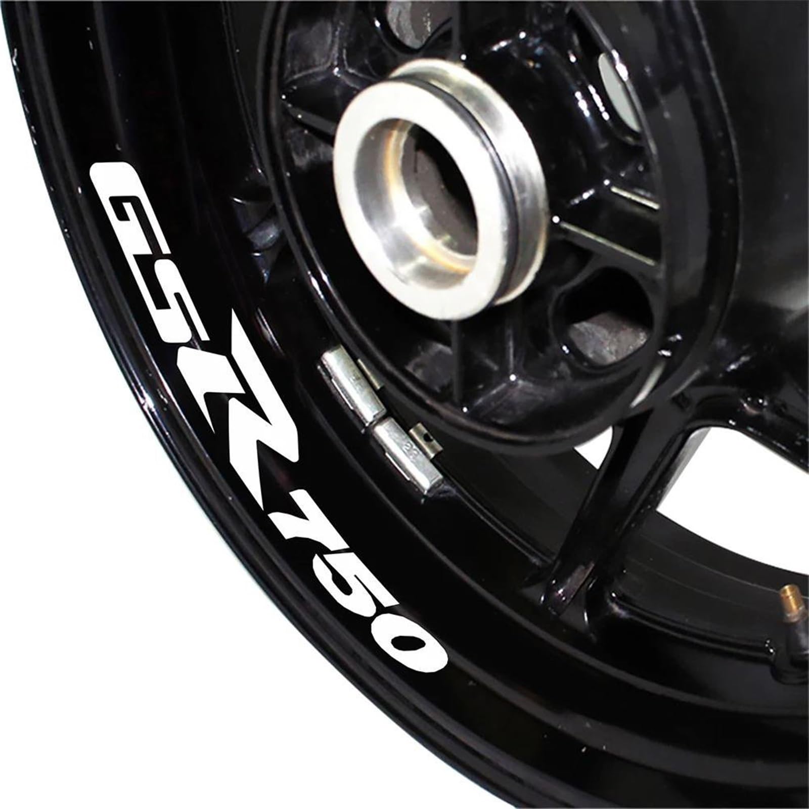 Stickers Motorcycle Accessories Wheel Stickers Reflective Decals Rims for Suzuki GSR750 GSR 750(Style 1)