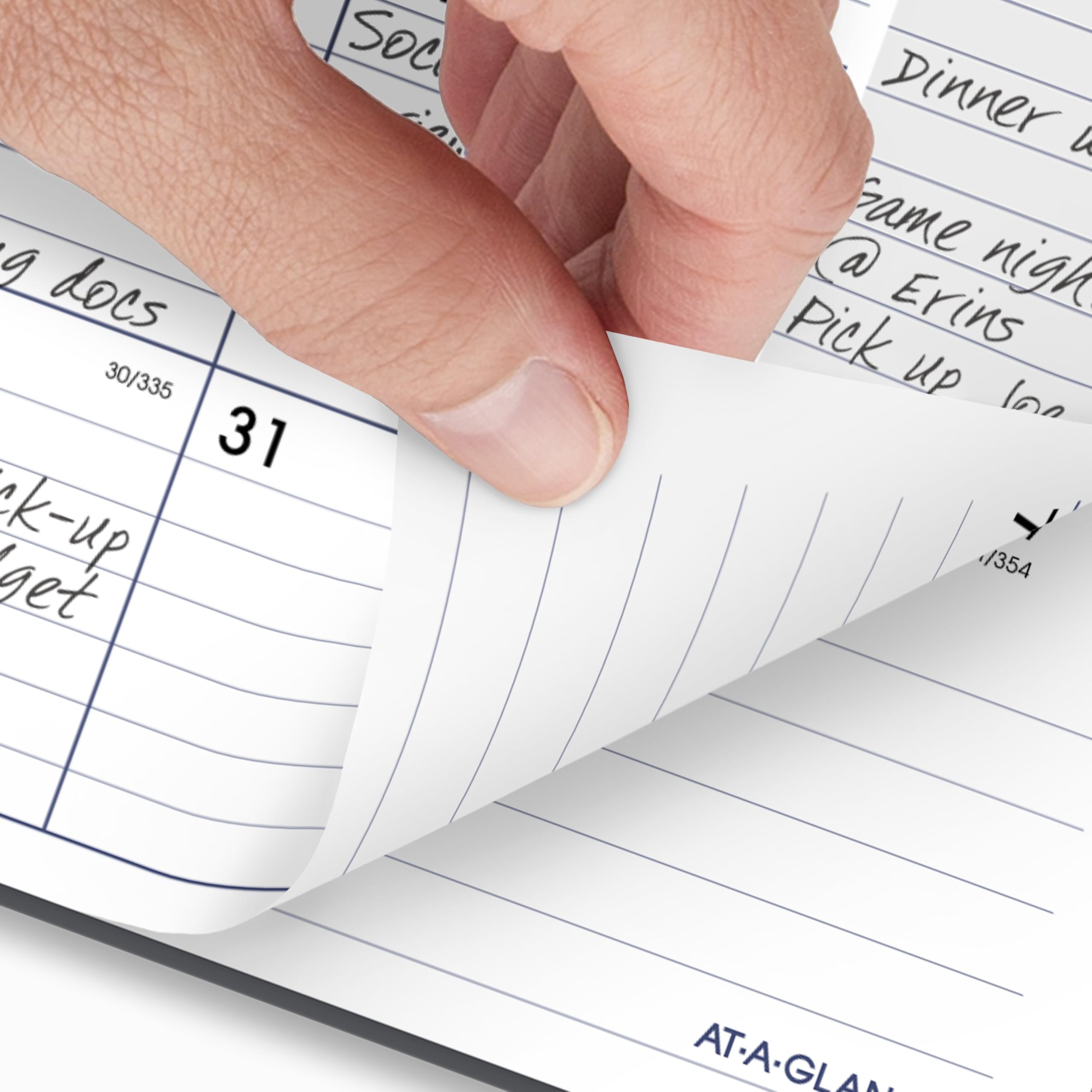 AT-A-GLANCE Agenda 2026, settimanale e mensile, 20,5 x 28 cm, grande, rilegatura a spirale, DayMinder, grigio (GC5450726)