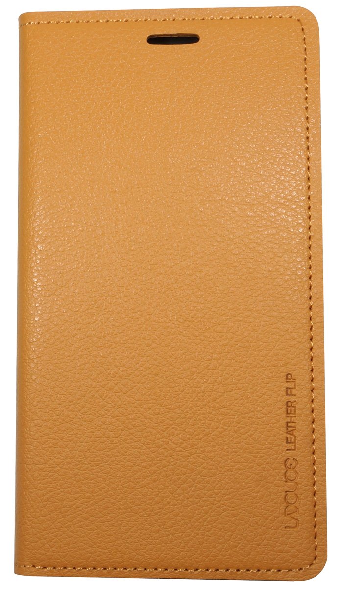 Note 4 Case, Samsung Galaxy Note4 Soft Leather Case, Mobile Slim Wallet Flip Cover - Credit Card ID Holders (Beige)