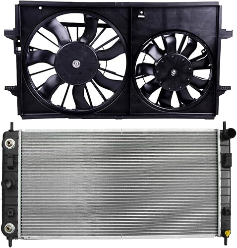 Miniatura 5 de SCITOO Ventilador de refrigeración 620-610 + radiador 2864 x 1 apto para Chevrolet 2008 para Malibu 2.2L 2006-2010 para Pontiac para G6 2.4L